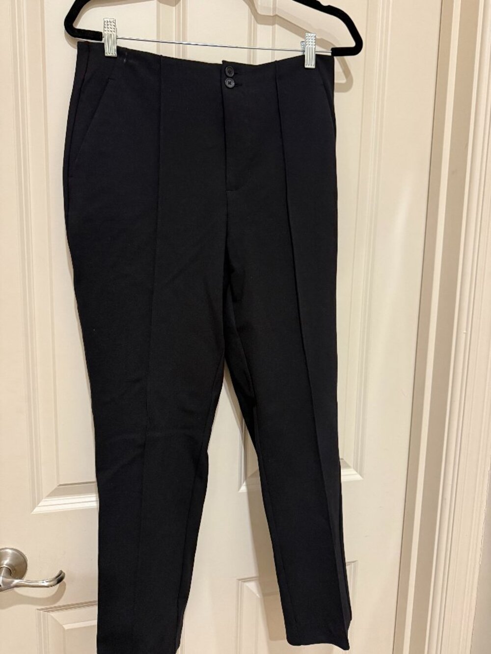 Liverpool Black Trousers with Seam Down Front Size 12 Petite
